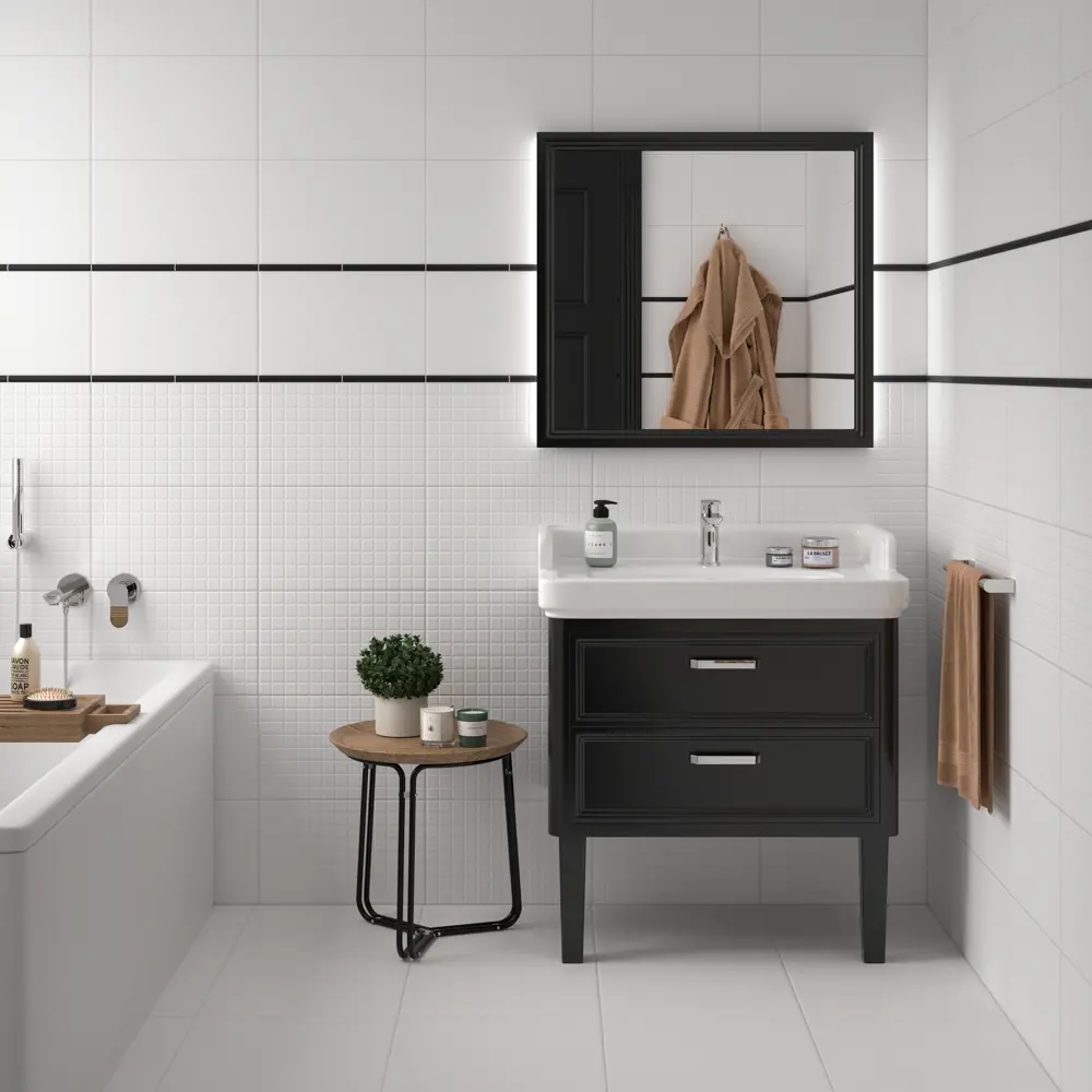 Керамогранит ARTENS Норд: матовый белый для интерьера и экстерьера 82111477 STLM-0019315 - Вид №4