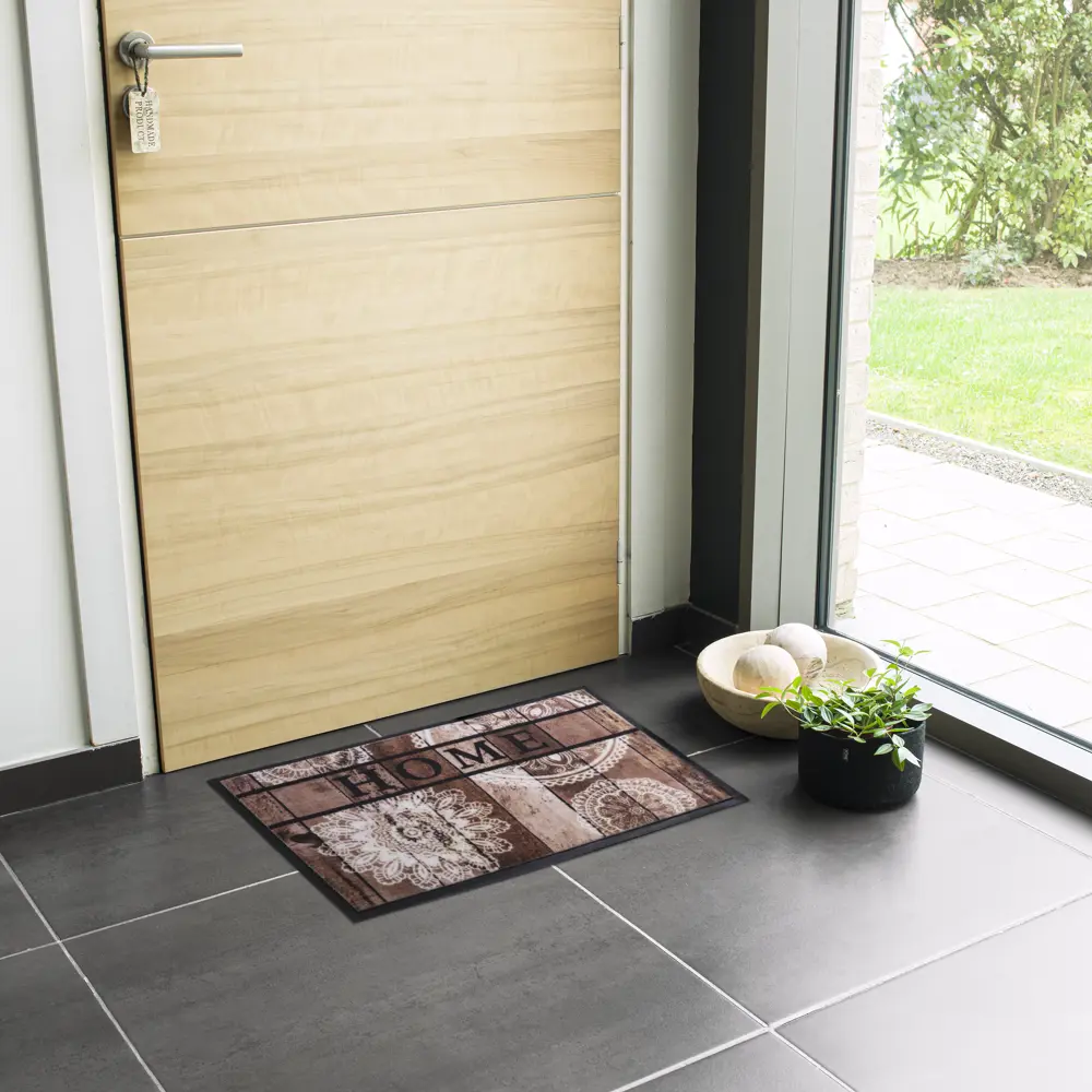 Коврик Inspire Phil Home 45x75 см полиэстер цвет коричневый 83342245 STLM-2170401 