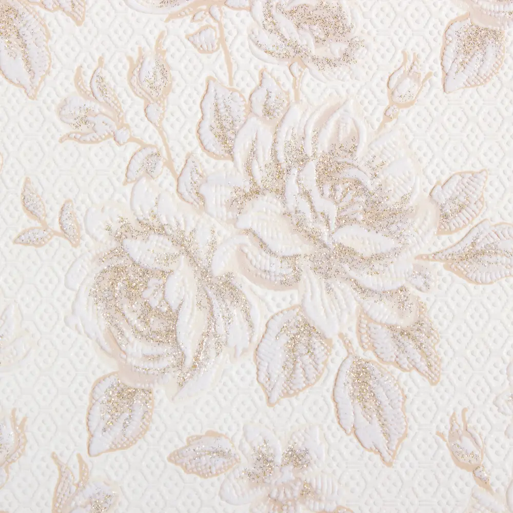 Обои виниловые Palitra Life Small Roses бежевые 0.53 м 1359-12 17122493 STLM-2190809 - Вид №3