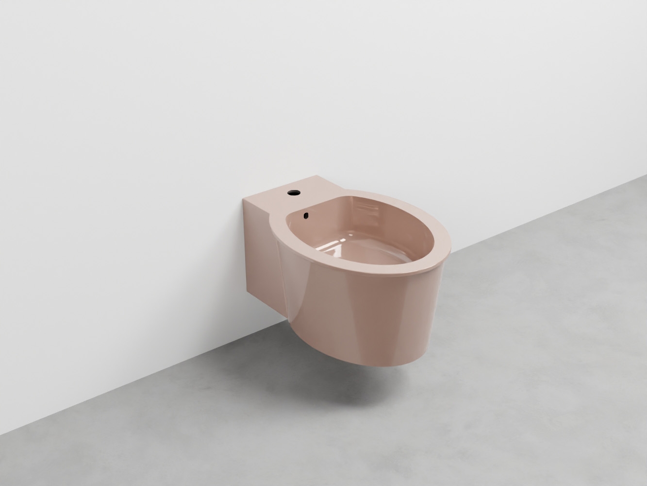 CABS-NI Биде подвесное с одним отверстием под смеситель, в комплекте с крепежами Catino cielo I Catini Ceramica Cielo