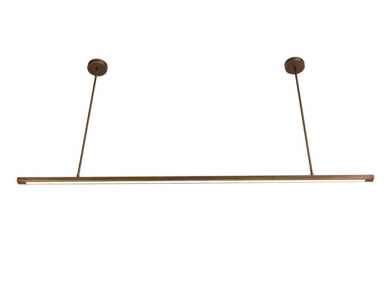 Латунный светодиодный подвесной светильник Lampex Italiana Zoe ARCH-00150922 - Вид №1