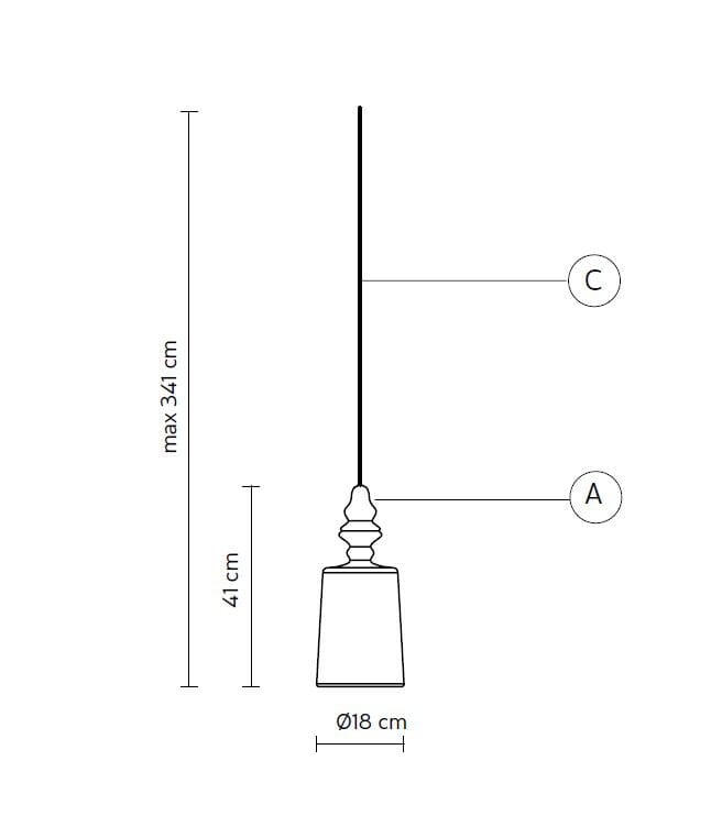 Подвесной светильник из боросиликатного стекла Karman Alibaglass ARCH-00123087 - Вид №13