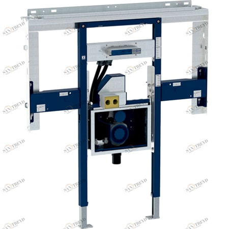 GEBERIT 111.072.00.1 Инсталляция Geberit Duofix для раковины Geberit ONE и встраиваемого в стену смесителя Geberit ONE, по высоте помещения, с внутристенным поворотным сифоном, с внутристенным Clou 