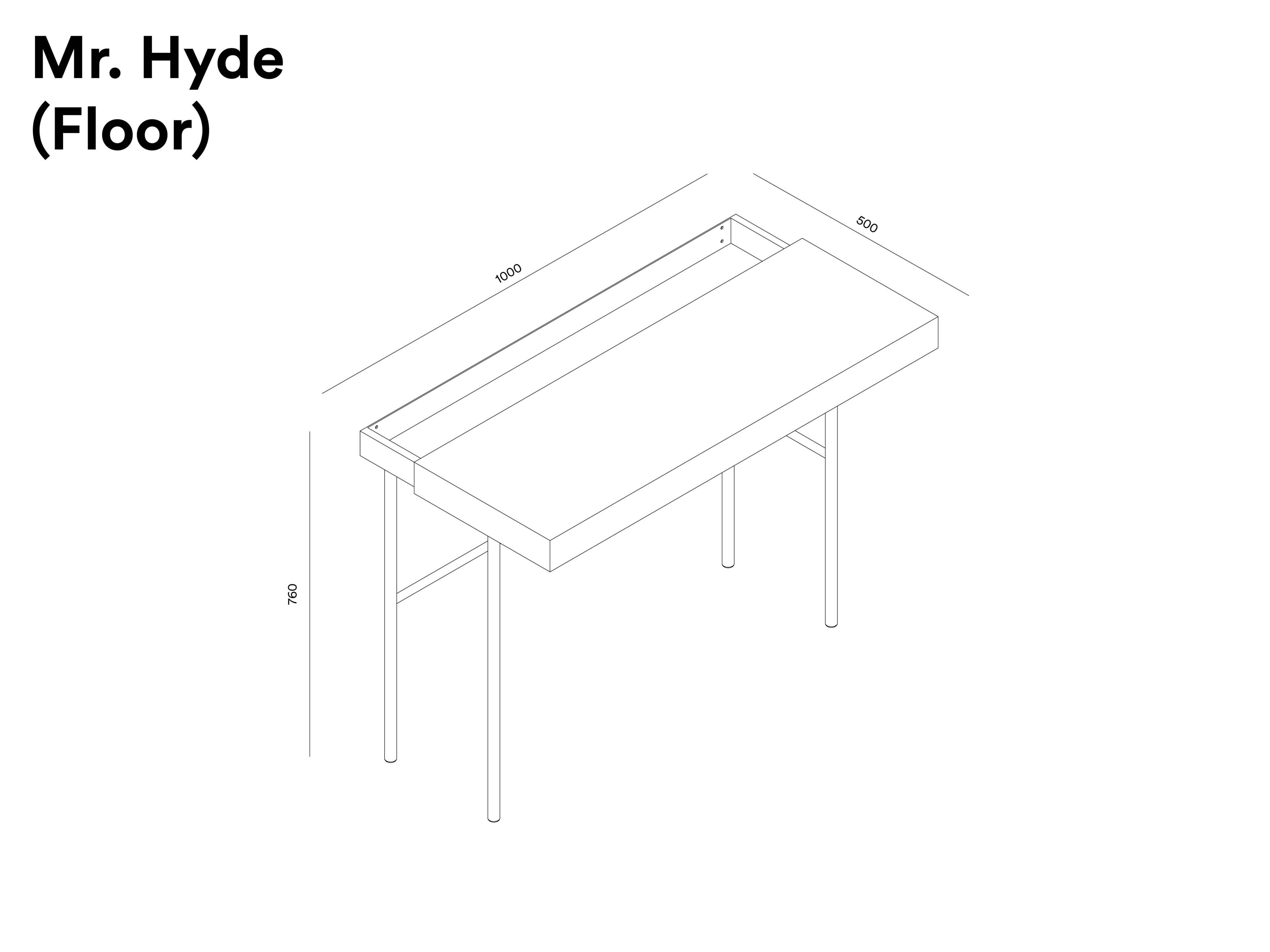 Письменный стол с ящиками D-SEGNO MR HYDE ARCH-00062694 - Вид №6