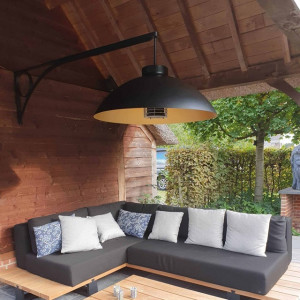 HEATSAIL DOME MIDNIGHT Уличный обогреватель инфракрасный с освещением.