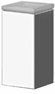 GUGLIELMI Отдельностоящий металлический держатель для зубных щеток Dama Fn95dm480