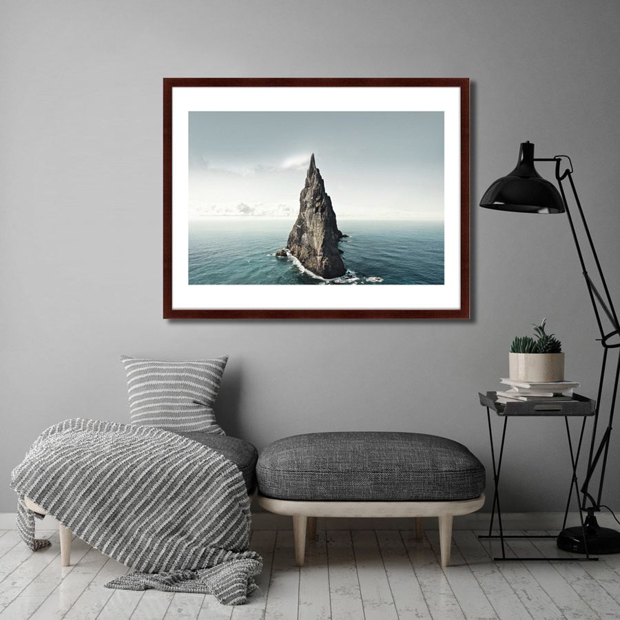 Картина: Sharp rocks off the coast of Australia КАРТИНЫ В КВАРТИРУ  264815 Разноцветный  - Вид №2