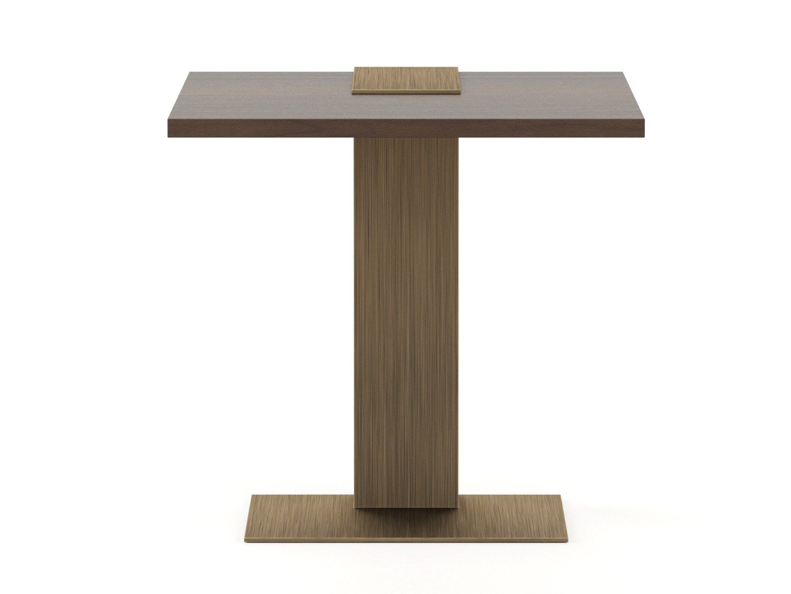 Квадратный сервировочный столик из грецкого ореха Stylish Club Slender ARCH-00053004 - Вид №1