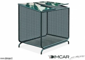 DIMCAR Урна для мусора из стали с крышкой City