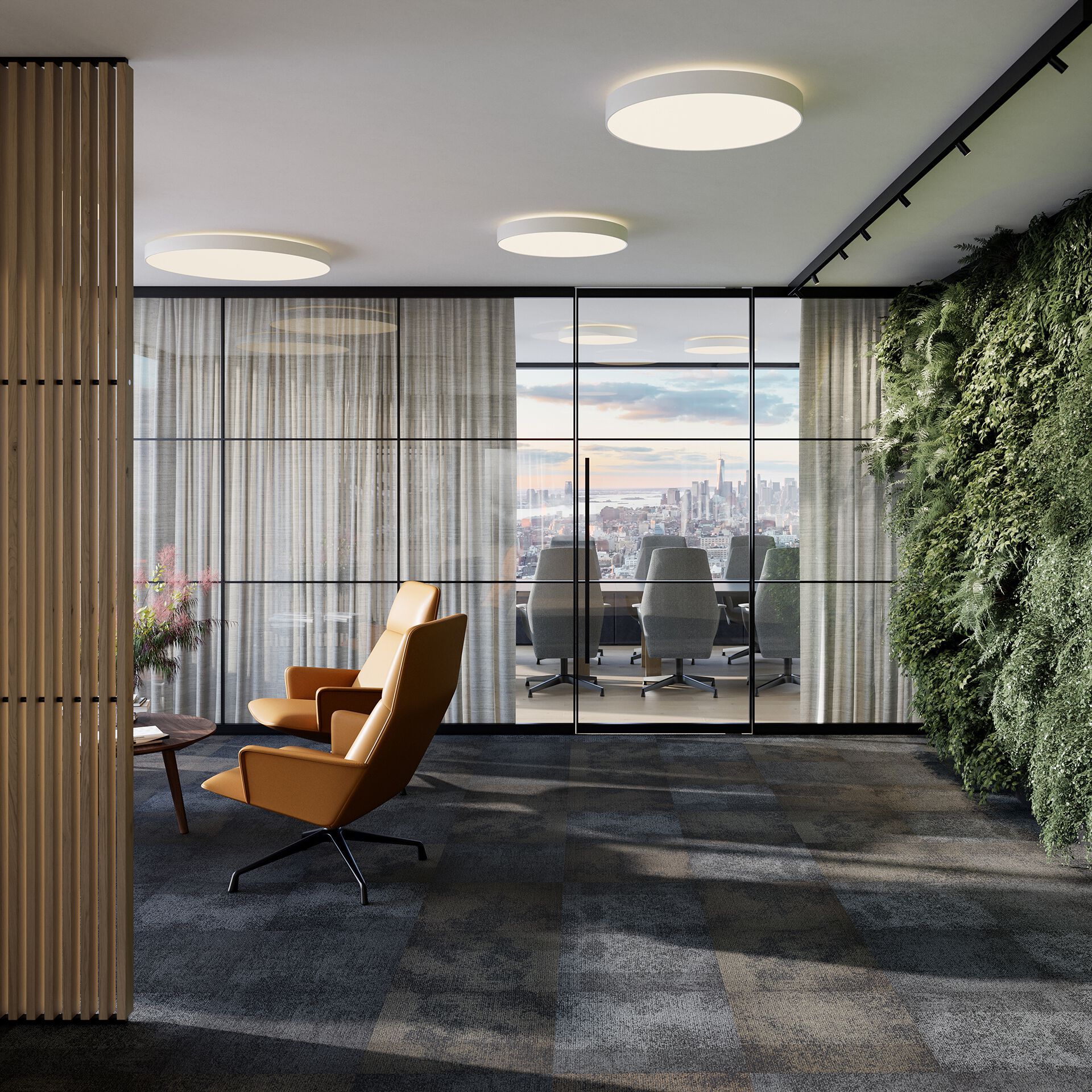 Алюминиевая и стеклянная поворотная дверь AXIS AXIS LIGHT ARCH-00088288 - Вид №9