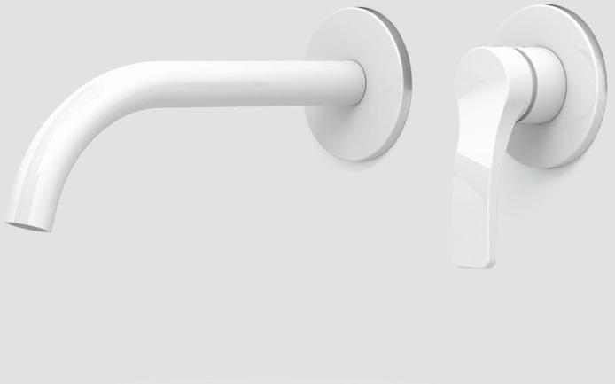 ABOUTWATER Смеситель для умывальника настенный на 2 отверстия Al/23 Fantini Rubinetti sun-id-1358602 - Вид №1