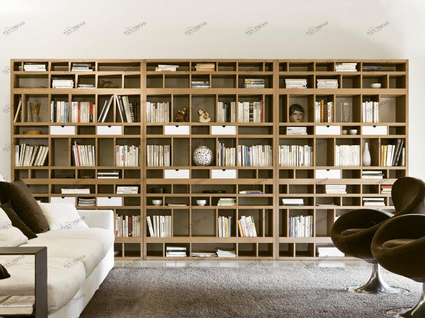 Pacini & Cappellini Открытый книжный шкаф с ящиками  5553 