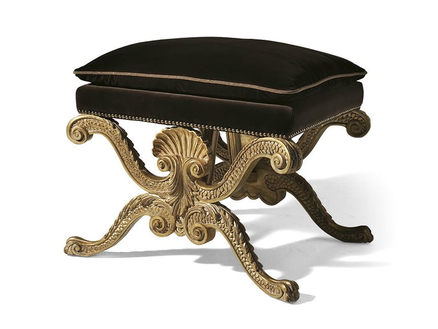 Пуф с деревянной основой OAK Галерея ARCH-00122178