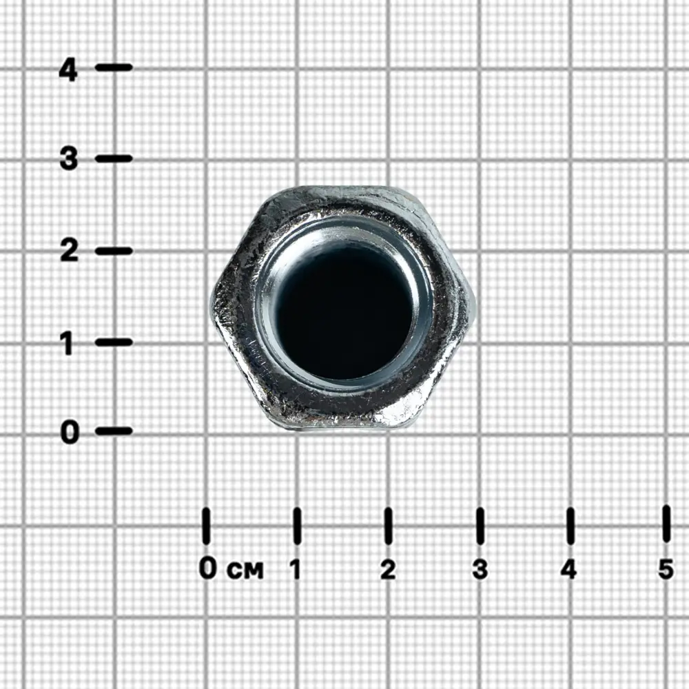 Гайка переходная удлиненная шестигранная М20 DIN 6334 сталь оцинкованная Santreyd STLM-2066457 - Вид №1