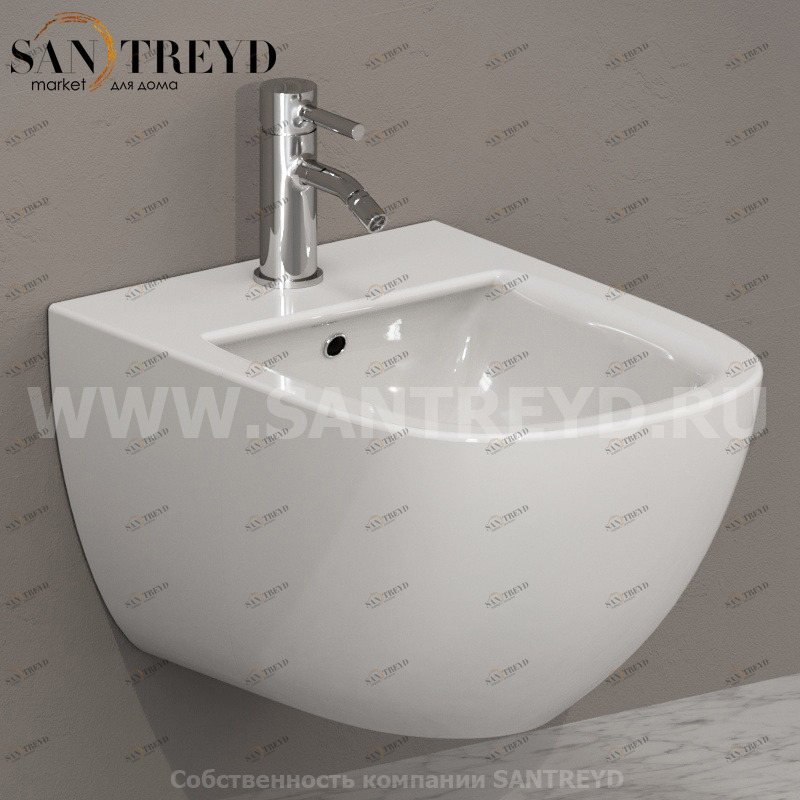 LAS10BI Биде подвесное STOCKHOLM Ceramica Globo