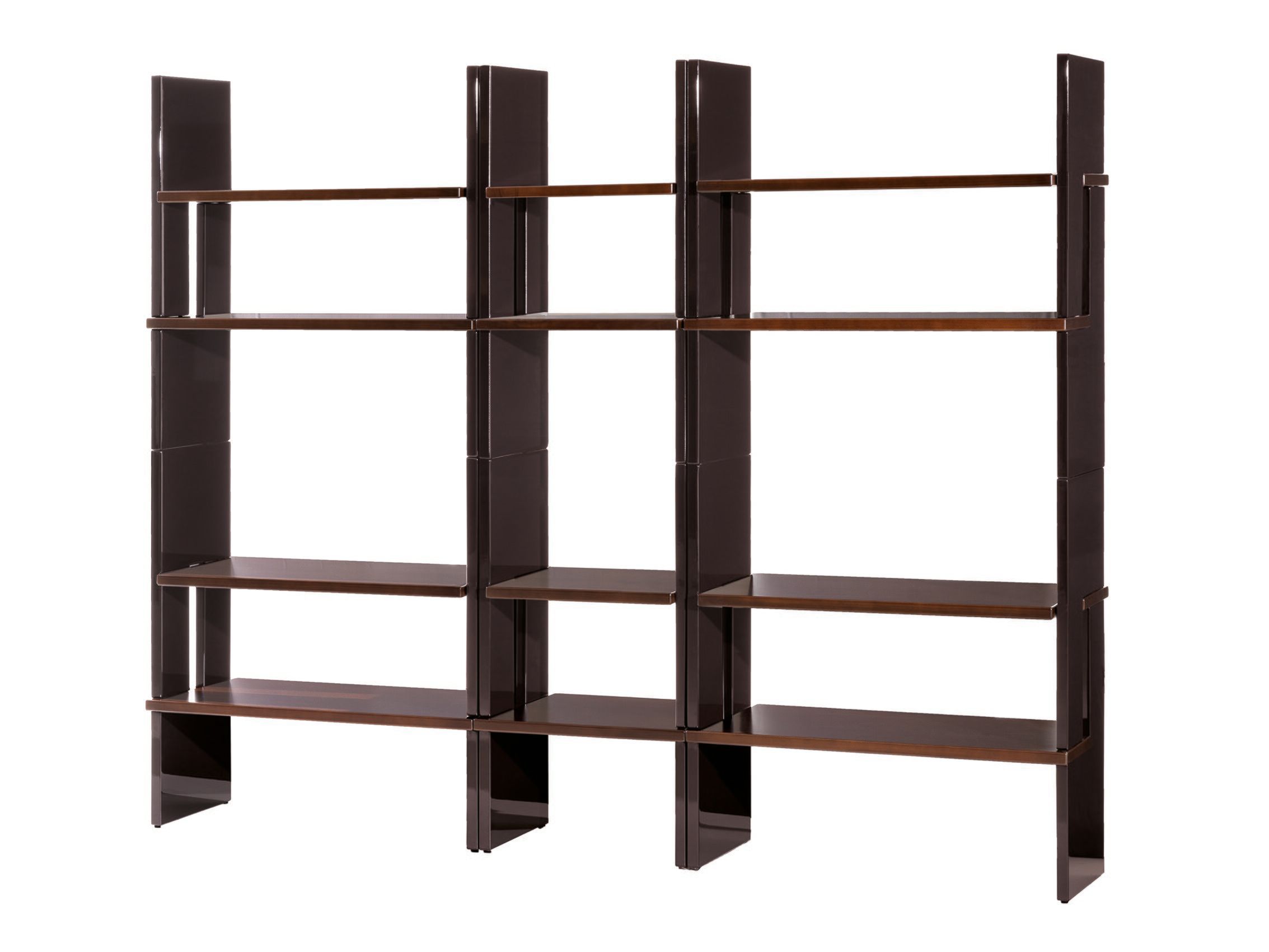 Самонесущий книжный шкаф из алюминия и дерева Minotti ZOE ARCH-00055060