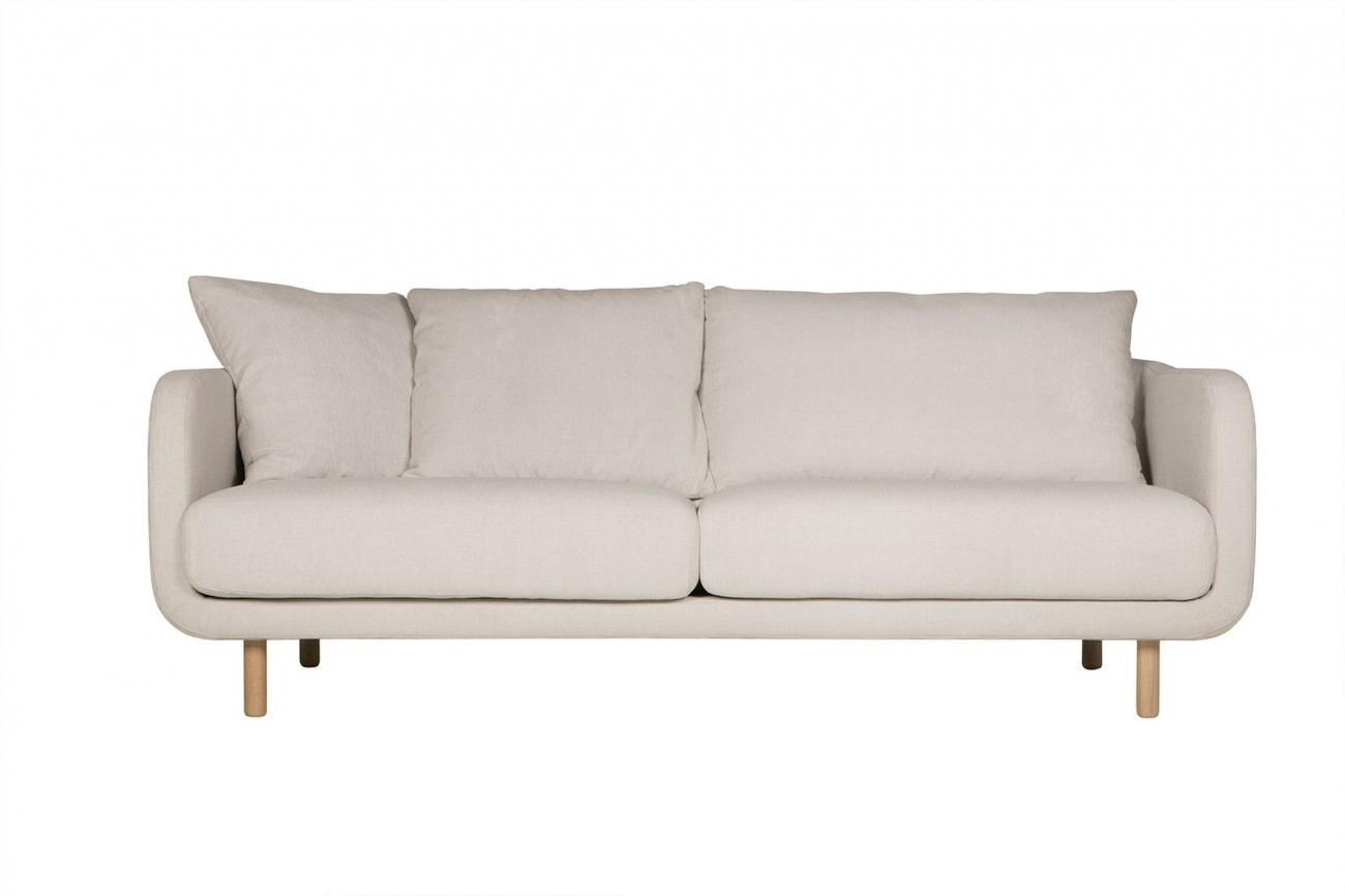 Диван Jenny трехместный прямой молочный SITS ДИЗАЙНЕРСКИЕ, JENNY 192038 Молочный  - Вид №4