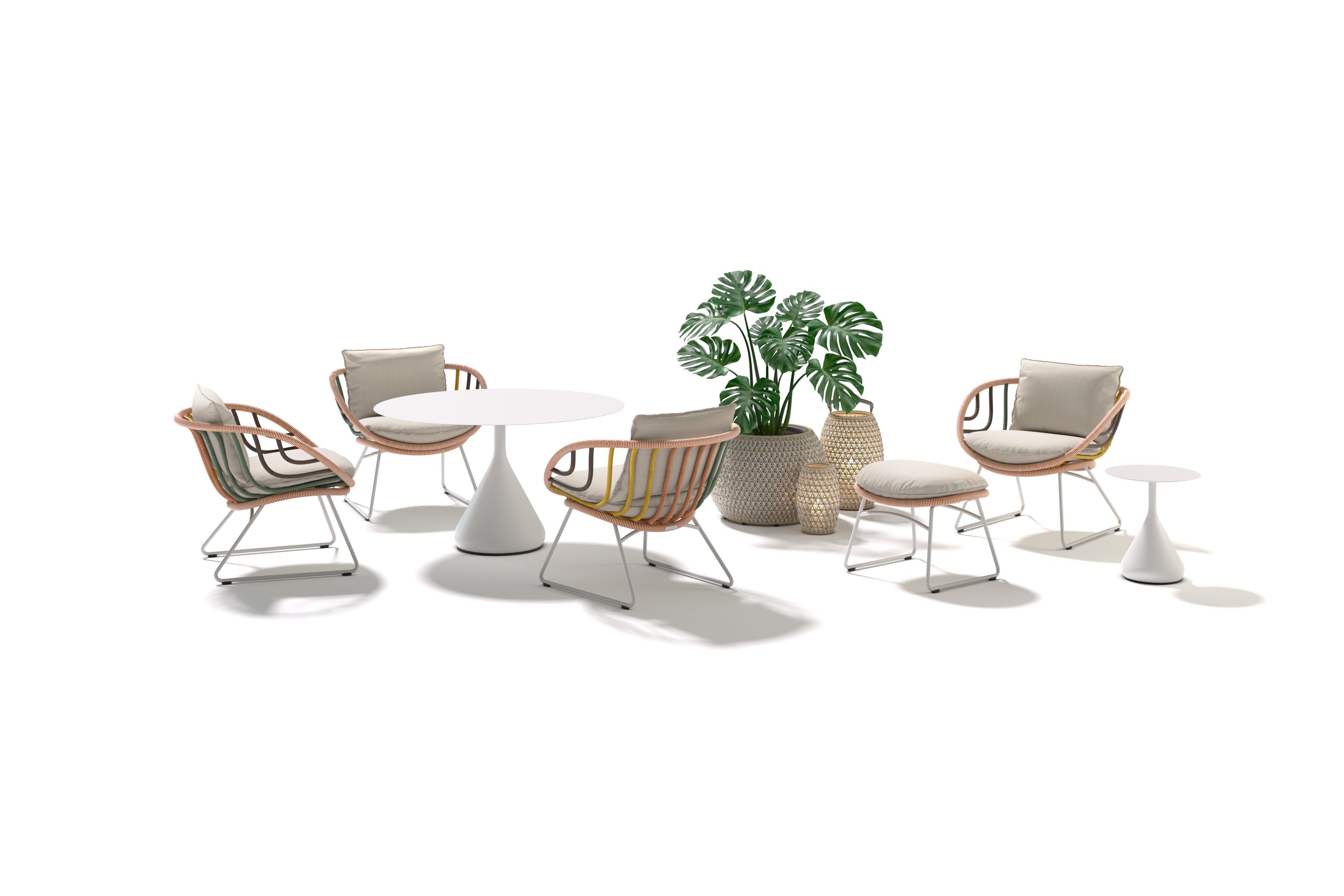 Ткань сани сад стул DEDON KIDA ARCH-00122831 - Вид №3