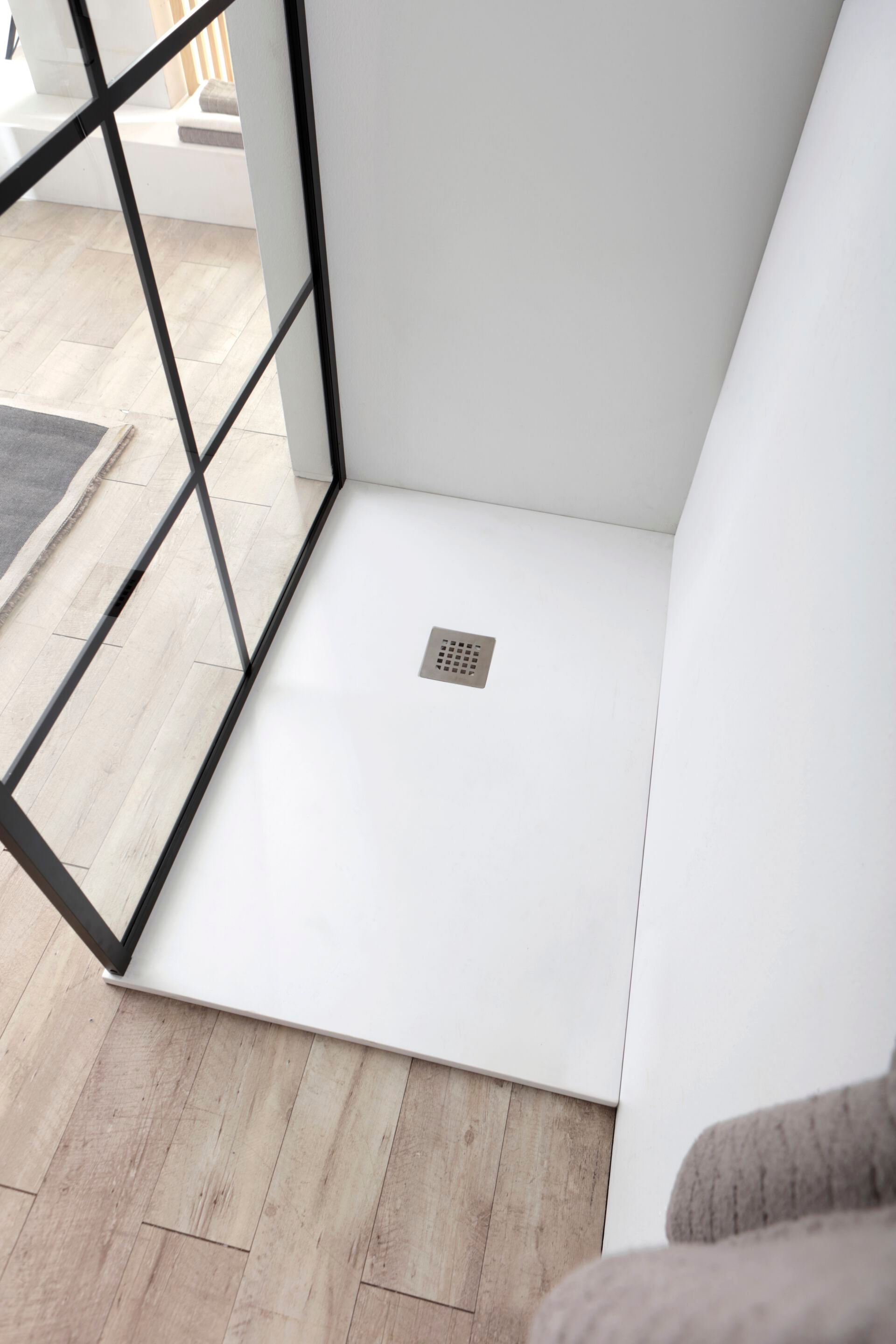 Изготовленный на заказ поддон для душа из мраморной смолы TAMANACO PLAN ARCH-00111494