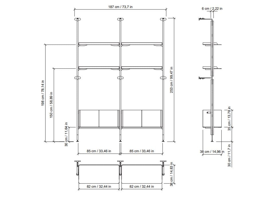 Книжный шкаф из массива дерева Morica Design Кутюр ARCH-00103529 - Вид №17