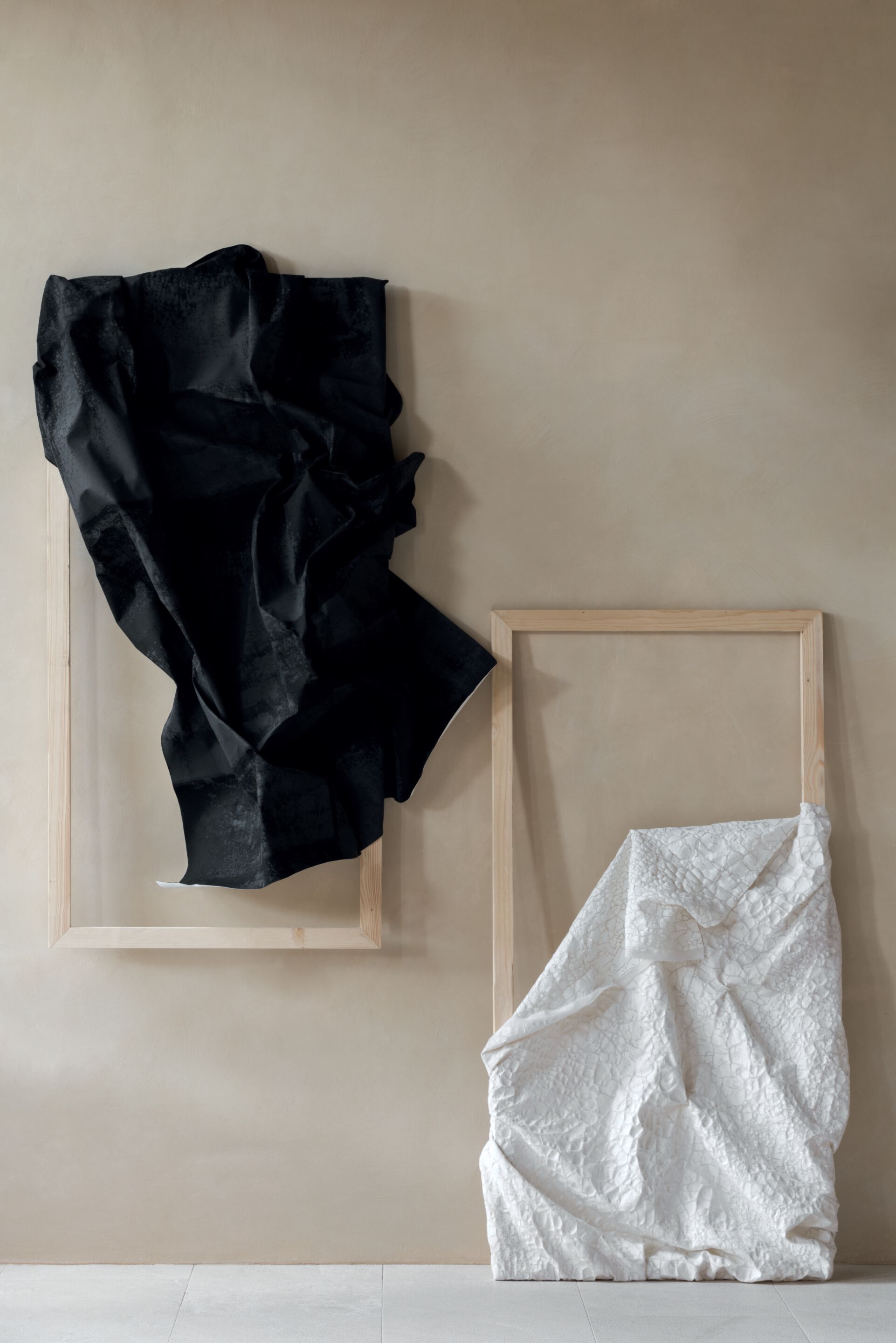 Льняная огнестойкая настенная ткань Élitis Lin Plâtré ARCH-00101421 - Вид №8