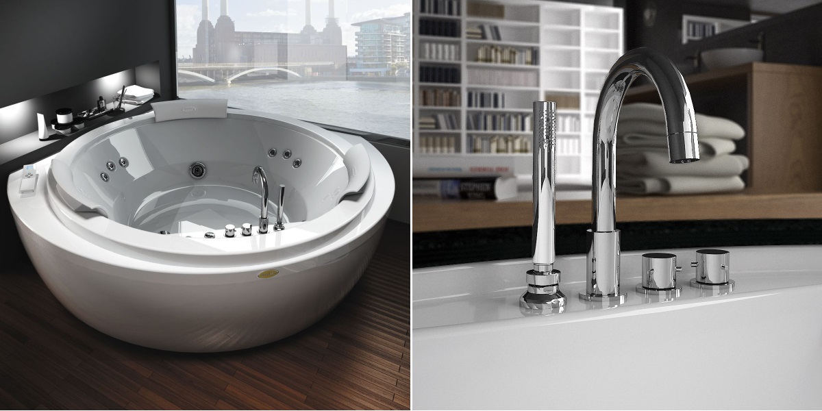 Ванна угловая с гидромассажем "TOP" Nova Corner 9F43-555A Jacuzzi 9F43555A - Вид №1