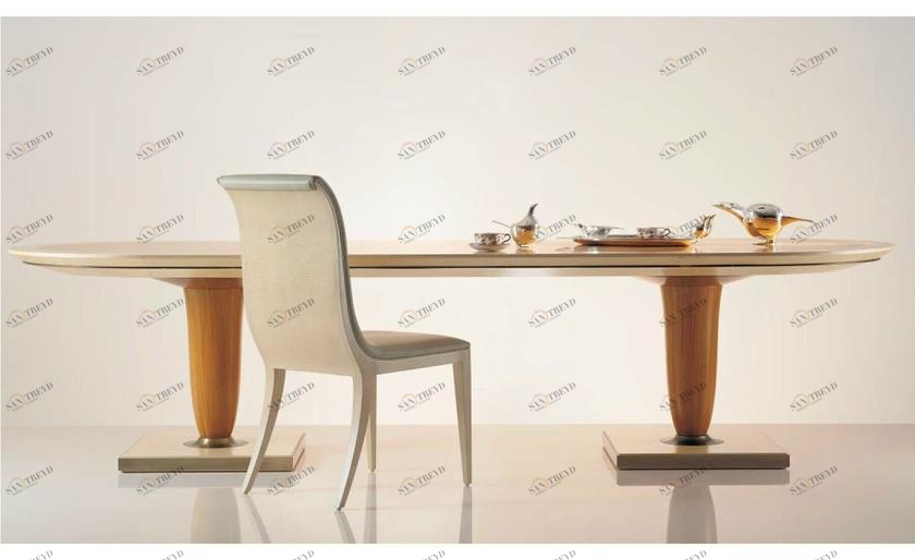 OAK Овальный деревянный стол Percorsi sun-id-1514167