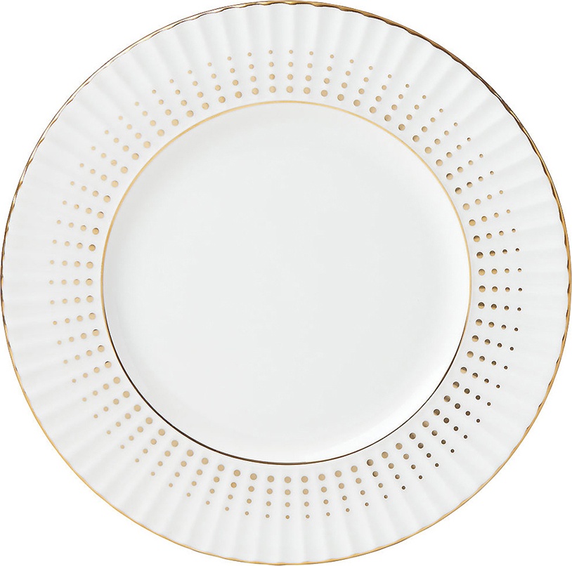 10613190 Lenox Тарелка закусочная Lenox "Золотой вопопад" 22см Фарфор костяной 