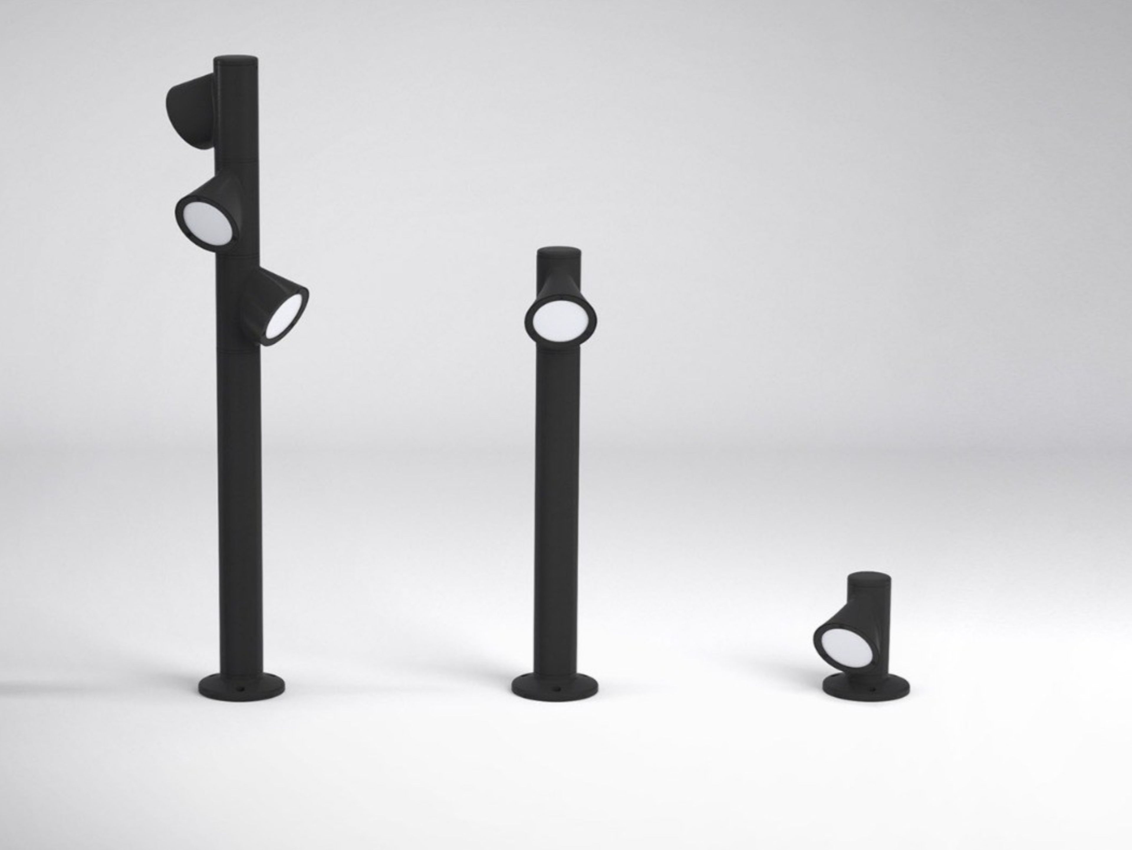 Алюминиевый светодиодный напольный торшер Martinelli Luce Bruco ARCH-00127477