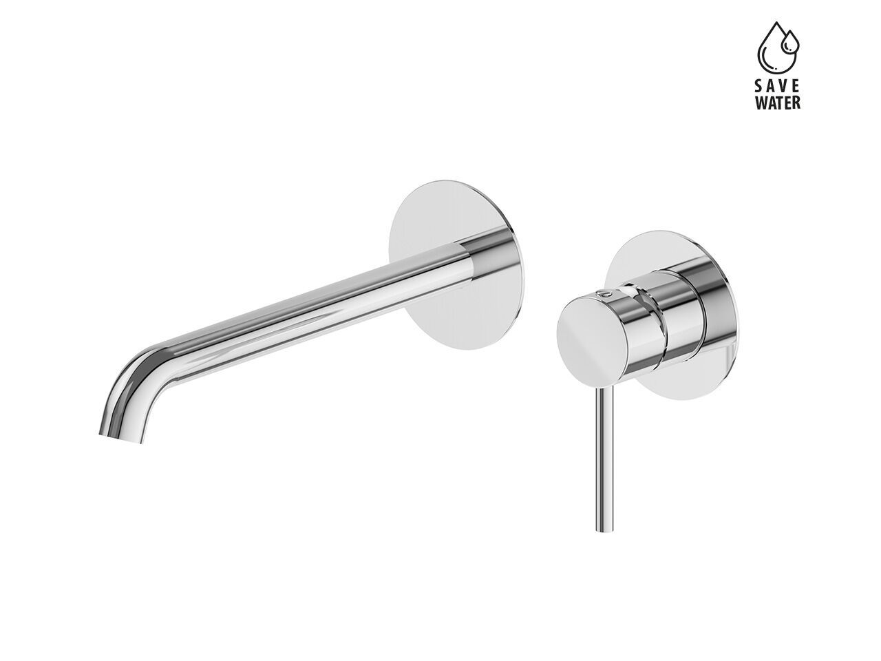 Настенный смеситель для раковины без слива Newform X-WAY ARCH-00034403 - Вид №1