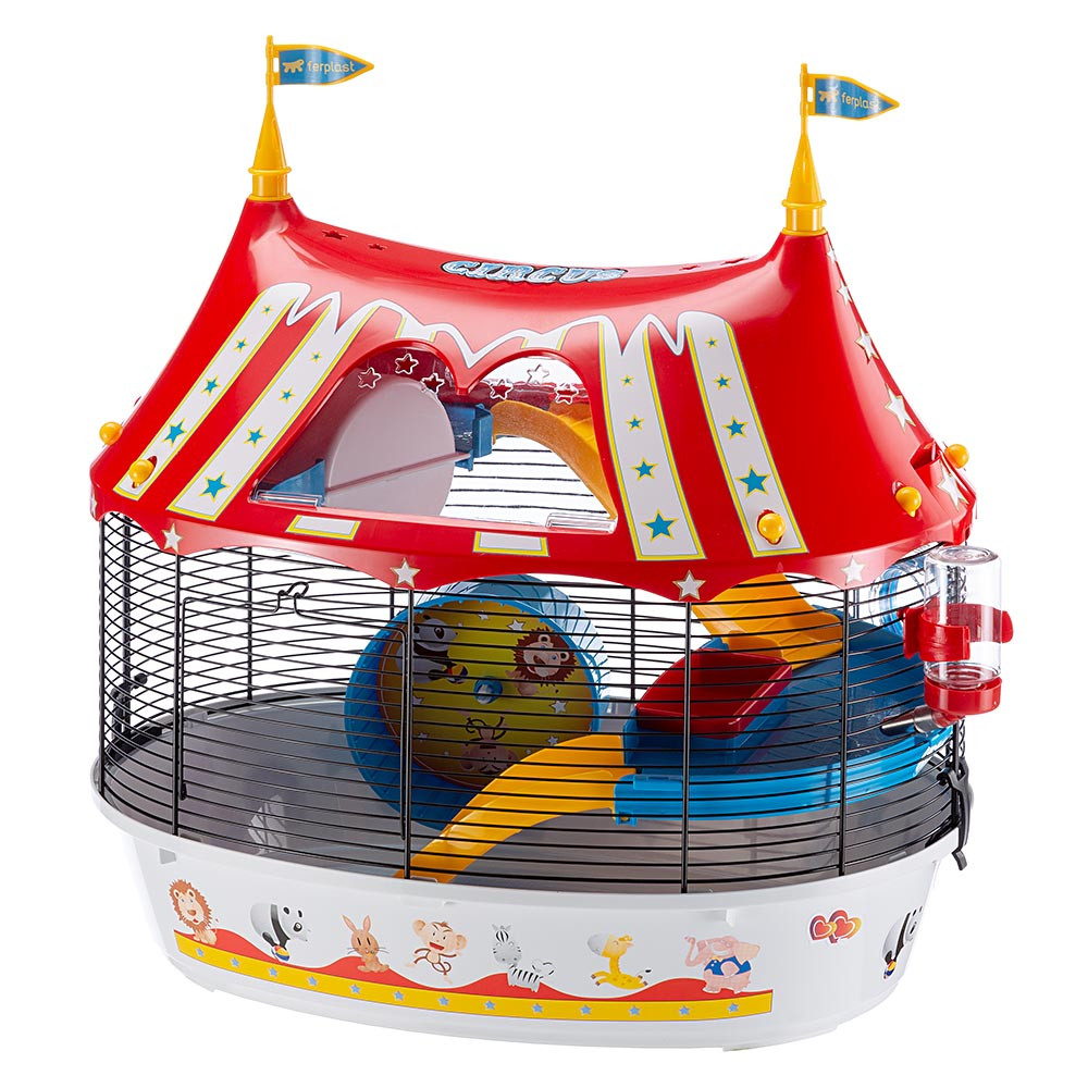УТ0015983 Клетка для грызунов CIRCUS FUN для хомяков 49,5x34x42,5см FERPLAST 