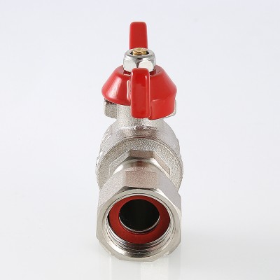 VT.266.N.0606 Кран шаровой угловой с накидной гайкой и внутренней резьбой Valtec 1" х 1"  - Вид №2