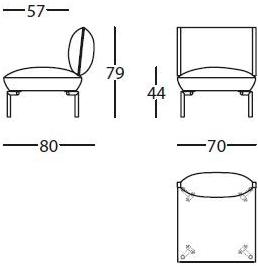 Sancal Кресло из ткани Click sun-id-1394287 - Вид №3
