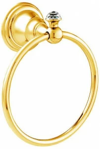 Bronces Mestre Кольцо для полотенца из латуни с кристаллами swarovski® Atlantica