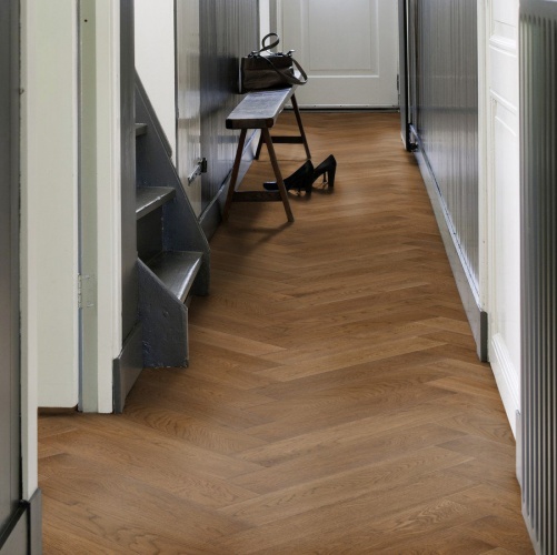 Паркет Ёлка Solidfloor New classic Шантильи Дуб Натур с брашью (Текстурированная) 610х122 мм 1195080 - Вид №16