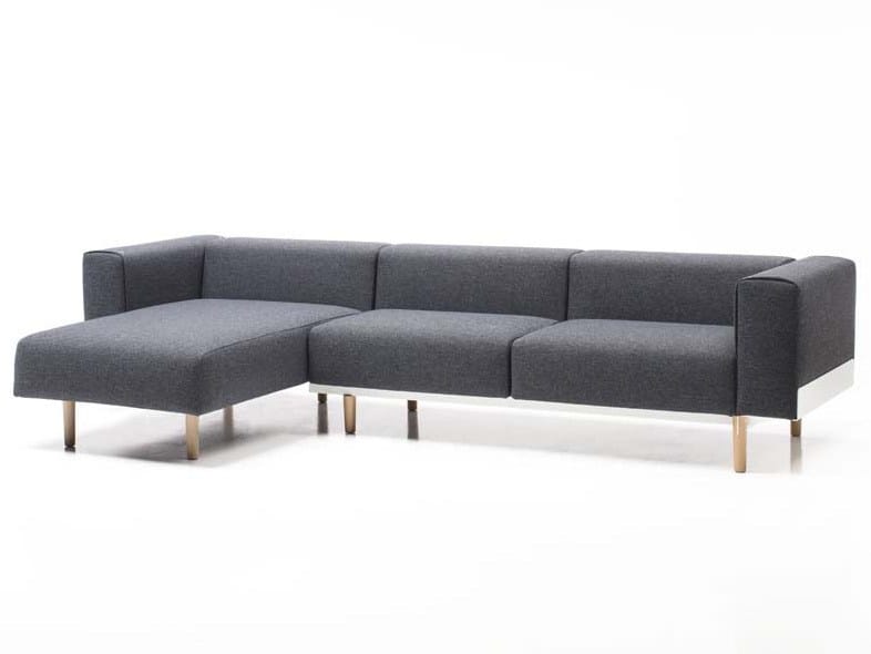 3-местный тканевый диван с полуостровом Diemme хлеб ARCH-00022641