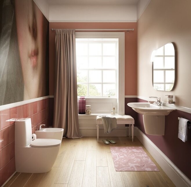 T509901 Напольное пристенное биде Il Standard Ideal Standard DEA - Вид №3