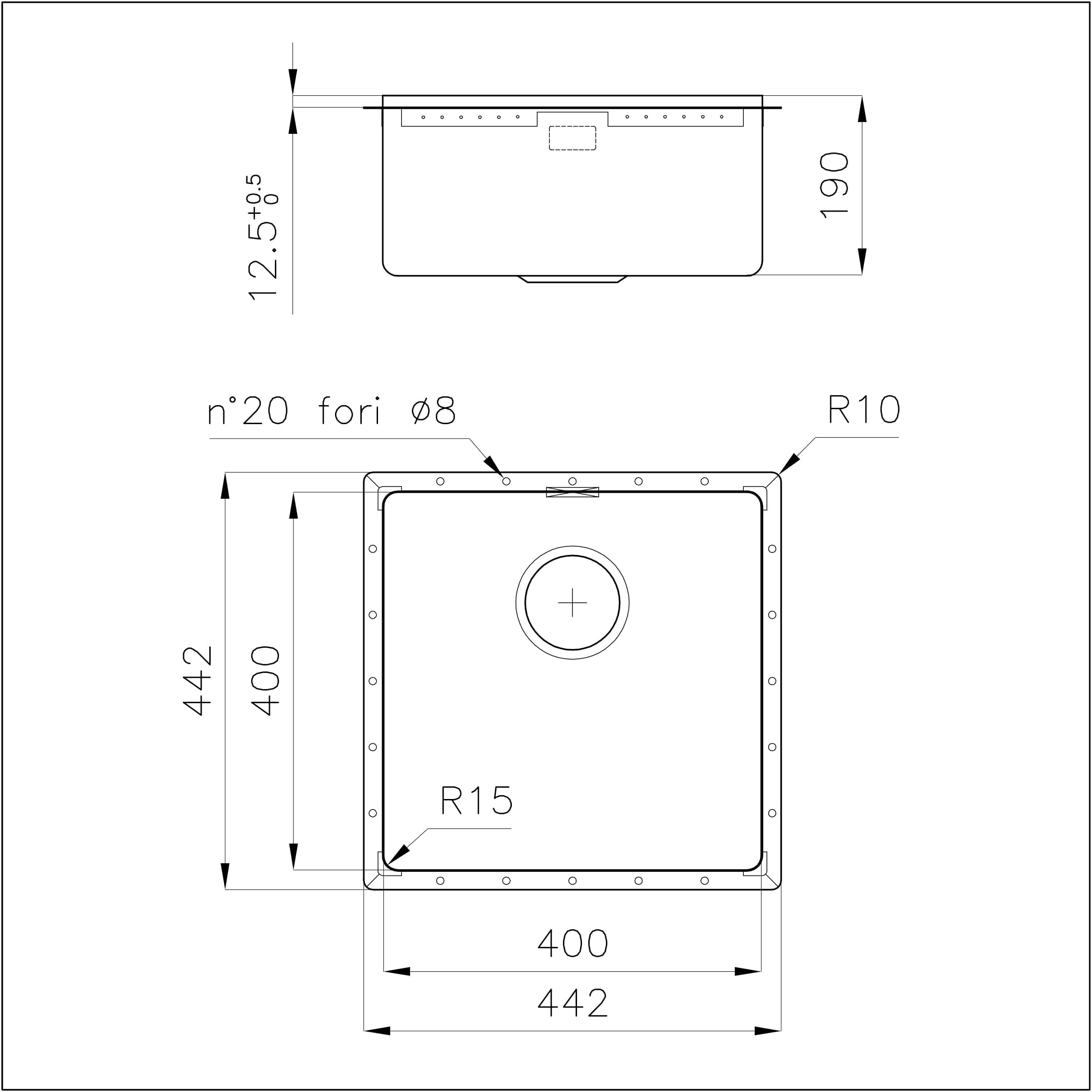 4156858 Раковина Phantom Edge Copper Vintage Copper - 4156858 Fosterspa  - Вид №1