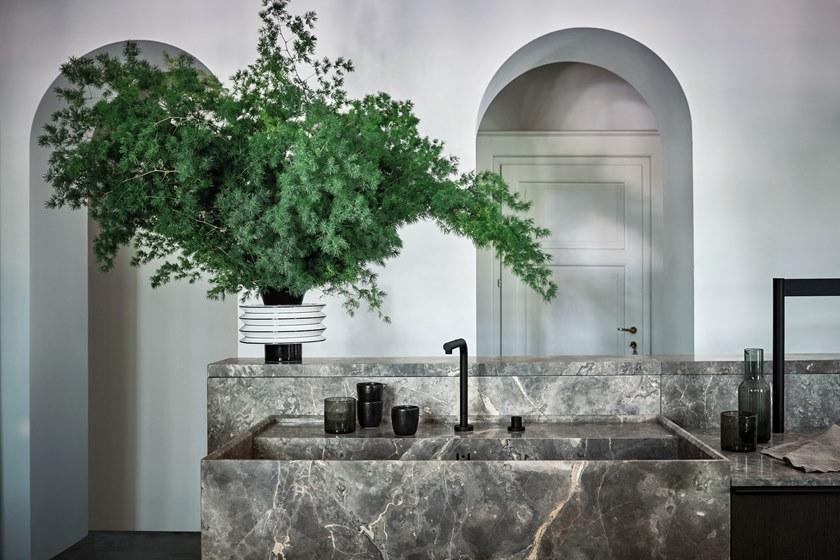 Cesar Кухня из дуба и мрамора с островом Intarsio sun-id-1382844 - Вид №1