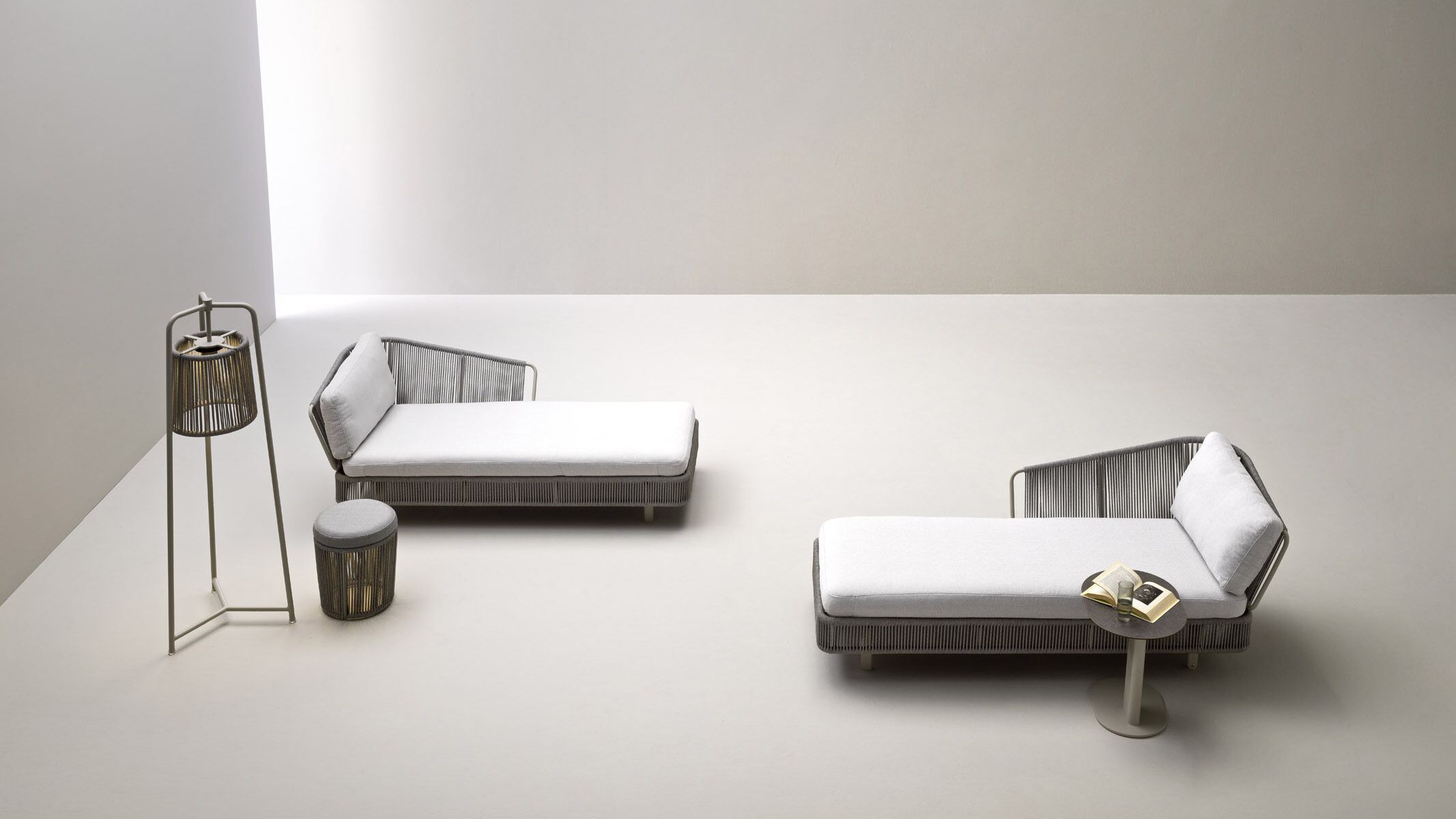 Напольная лампа из алюминия и веревки Varaschin Tibidabo ARCH-00086864 - Вид №3