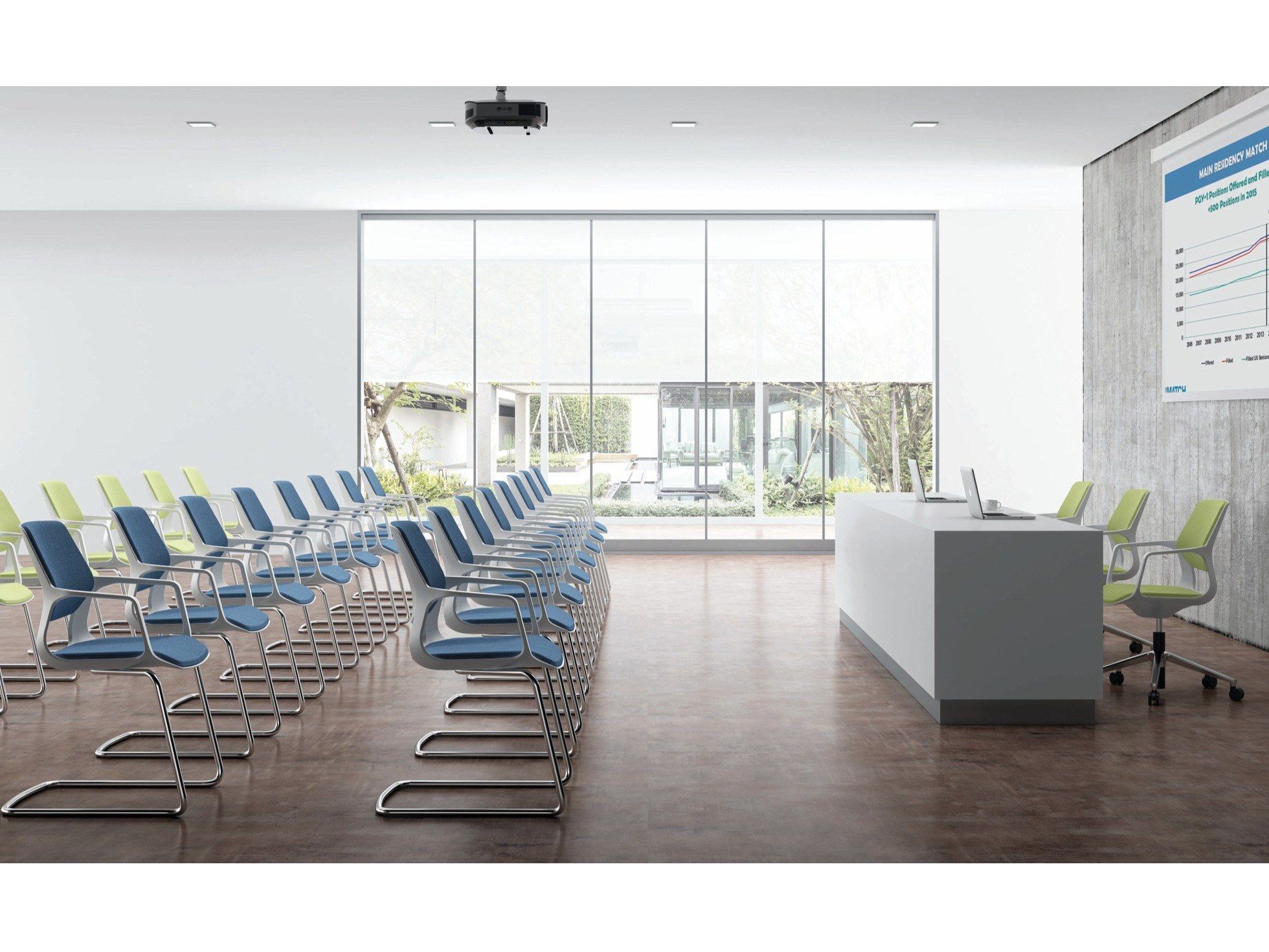 Тканевый консольный стул с подлокотниками с открытой спинкой Ersa Мойра ARCH-00036175 - Вид №1