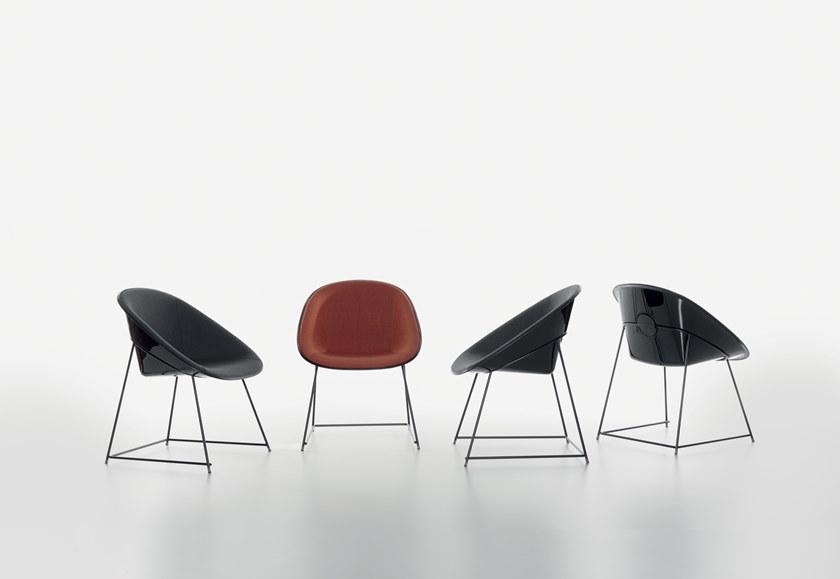 Plank Кресло с пластиковым корпусом и тканевой обивкой Cup sun-id-1430842 - Вид №5