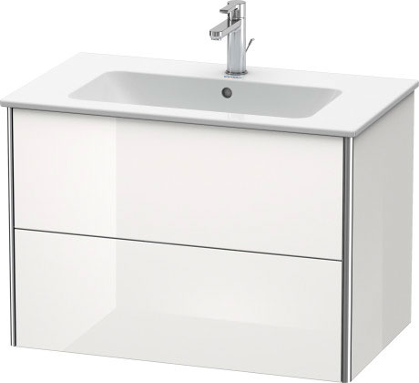 XS417204949 Тумбочка подвесная XSquare #XS4172 810 x 478 мм Графит матовый, декор Duravit - Вид №2