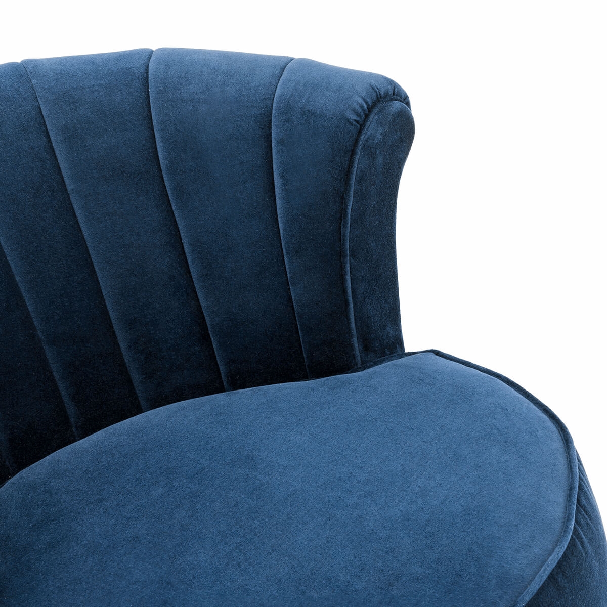 700397-80 ABHIKA КРЕСЛО FANIT VELVET BLUE  - Вид №5