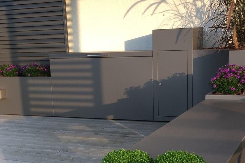 BLOSS Садовый контейнер из нержавеющей стали Cassapanche sun-id-1359974 - Вид №4