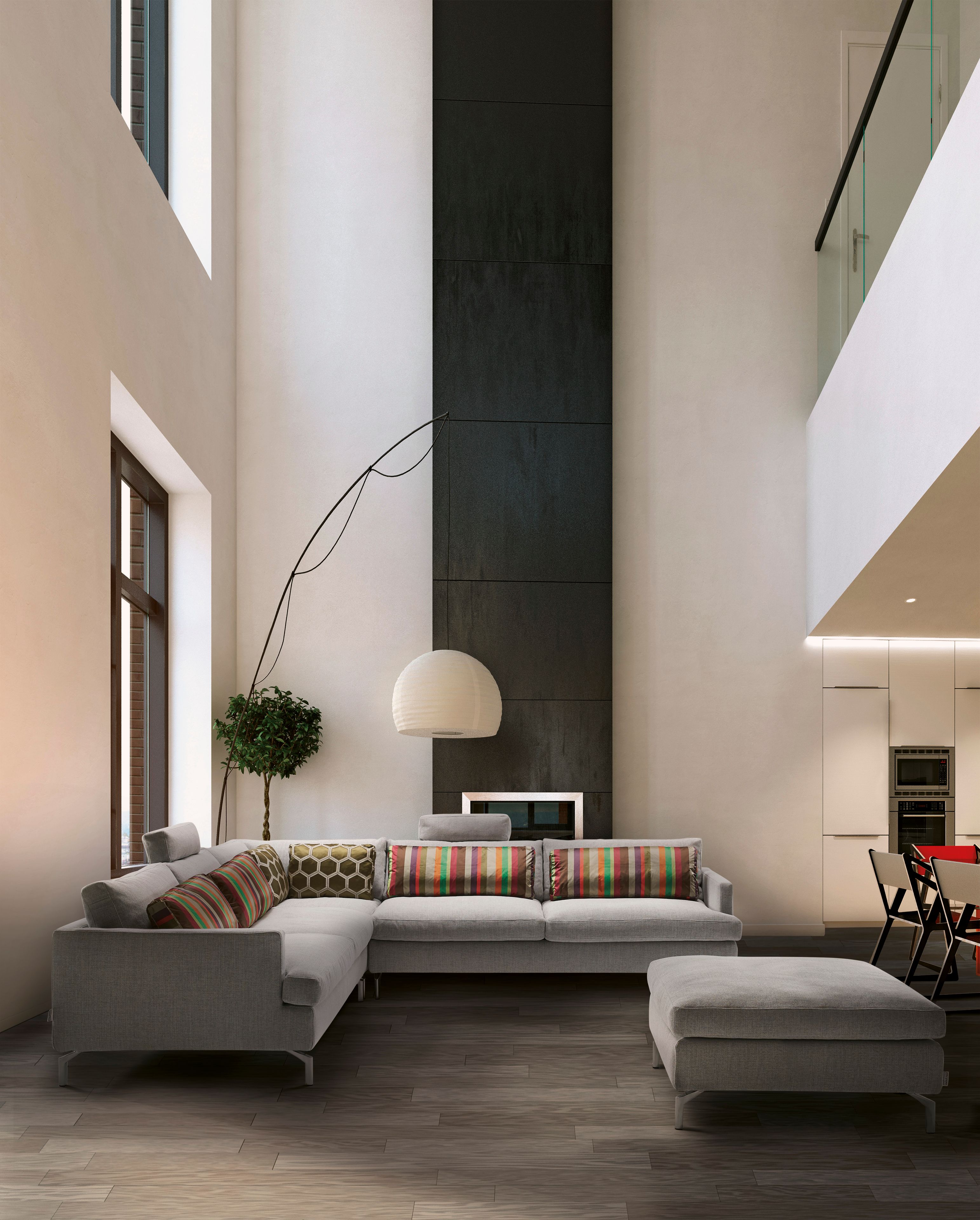 Тканевый съемный модульный угловой диван Milano Bedding DAVE ARCH-00147889 - Вид №1