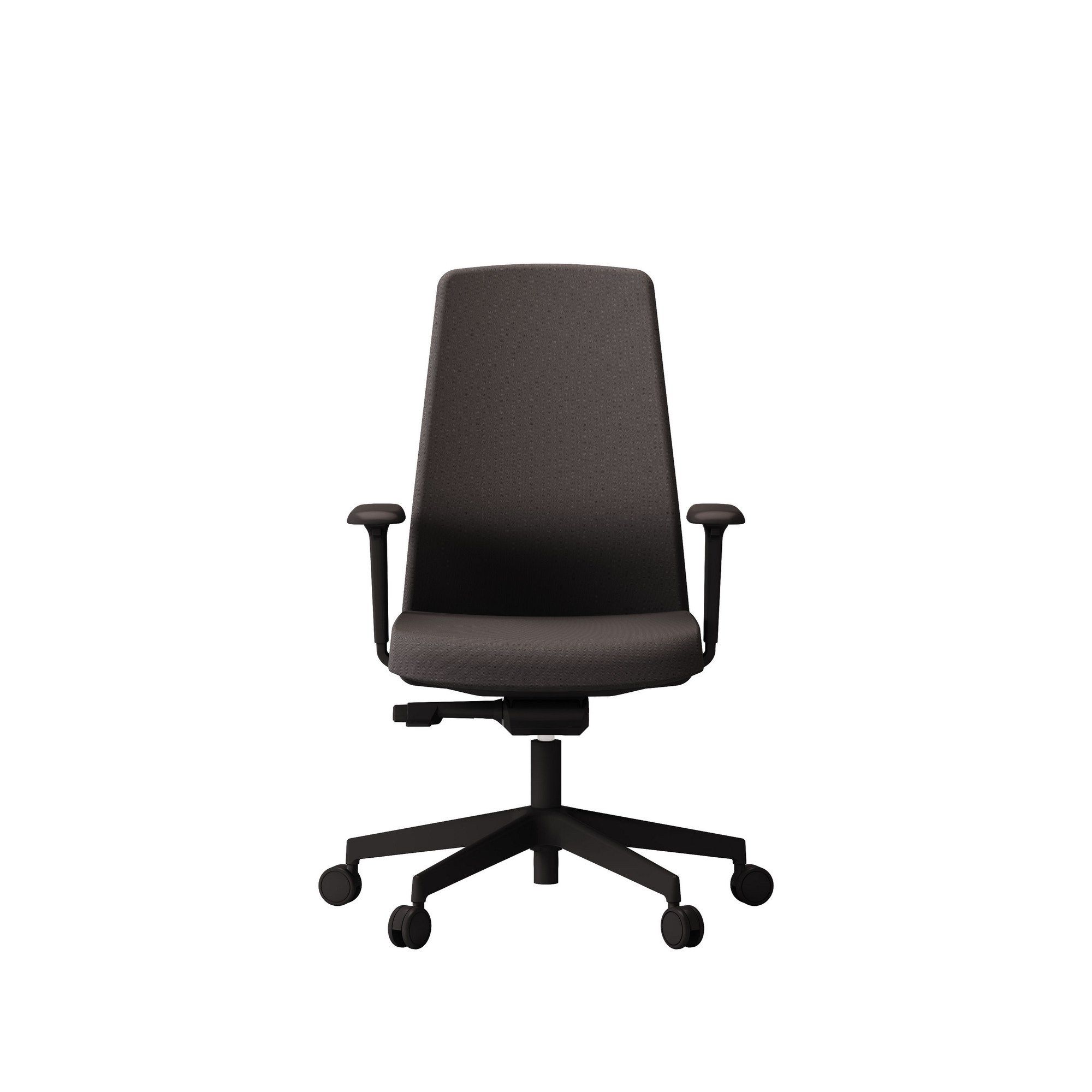 5-спицевое вращающееся офисное кресло с тканевыми колесами Las Mobili обзор ARCH-00038746 - Вид №8