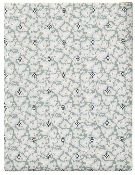 Alexandre Turpault Кровать из хлопка с рисунком и цветочными мотивами Feuilles d'ikat sun-id-1353801 - Вид №3