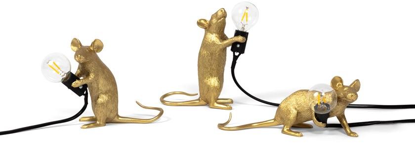 Seletti Светодиодная настольная лампа из смолы Mouse lamp sun-id-1347919 - Вид №10
