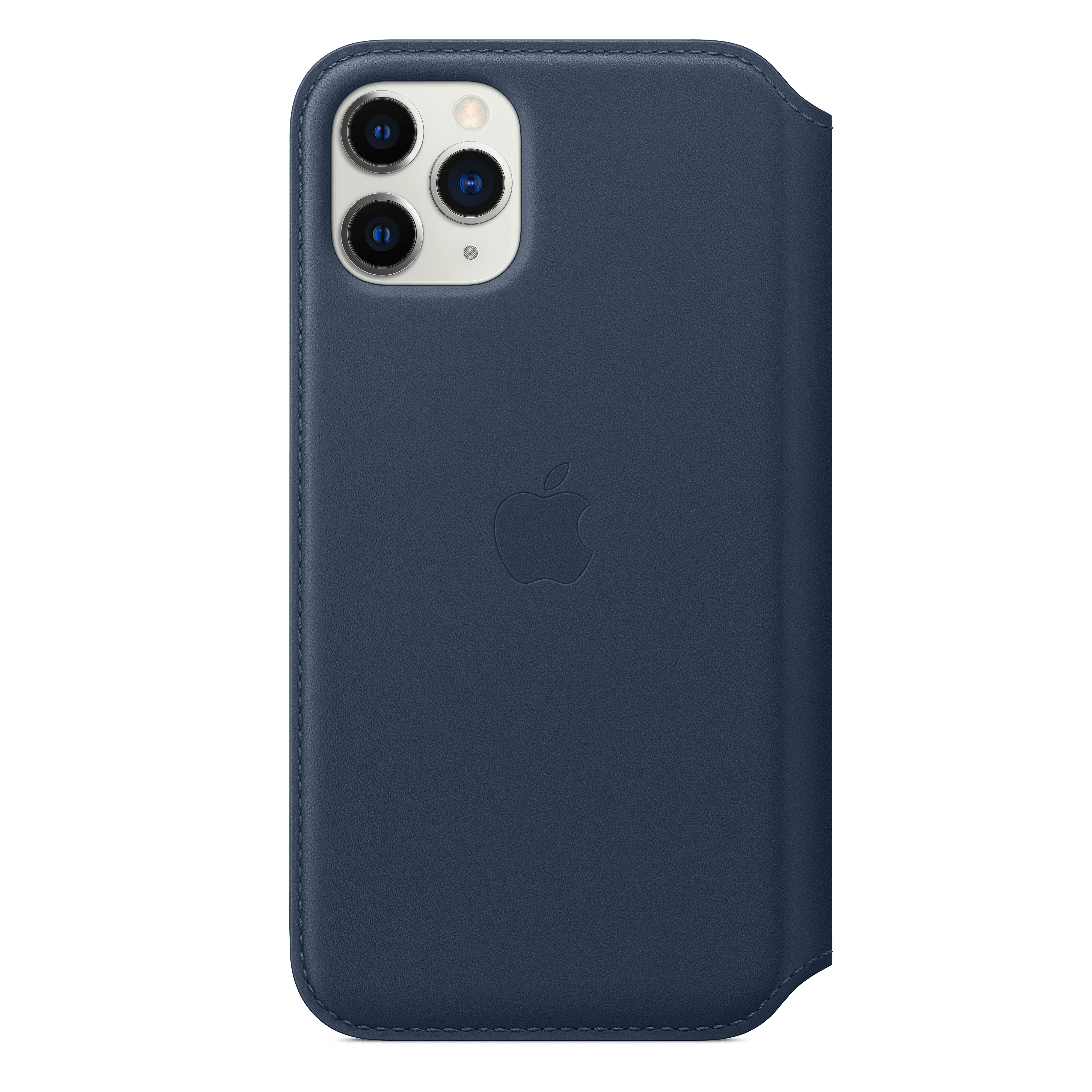 MY1L2ZM/A Iphone 11 pro leather folio - deep sea blue Apple Santreyd  - Вид №1